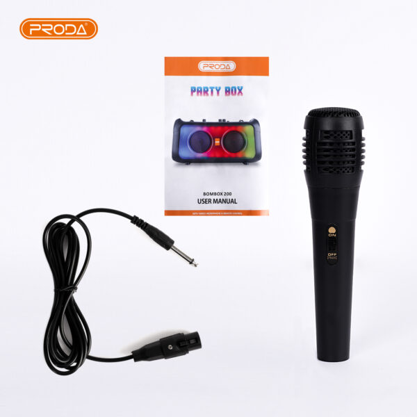 اسپیکر بلوتوثی قابل حمل پرودا مدل PRODA BOMBOX 200