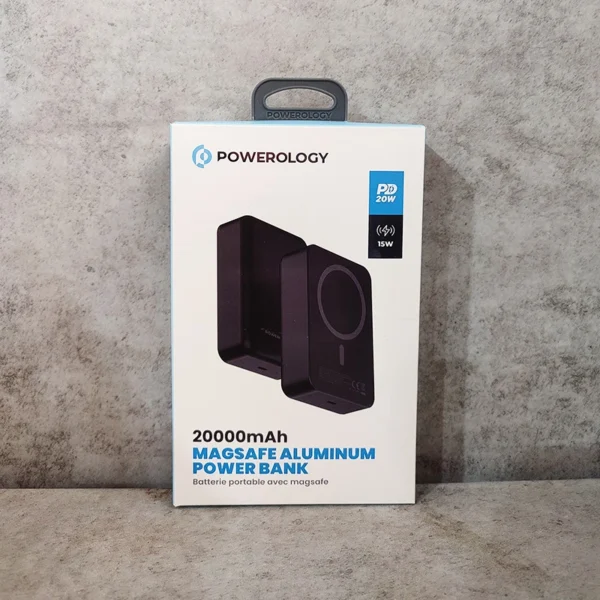 پاوربانک مگسیف 20000 پاورولوژی POWEROLOGY ALUMINUM PP033