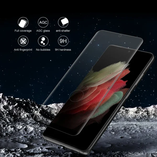 گلس گوشی مانکی مناسب سامسونگ S21 ULTRA مدل Full Glass