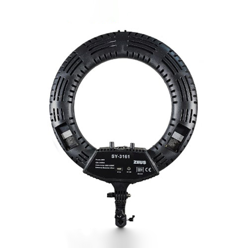 رینگ لایت زئوس با سه پایه فلزی مدل ZEUS SY-3161