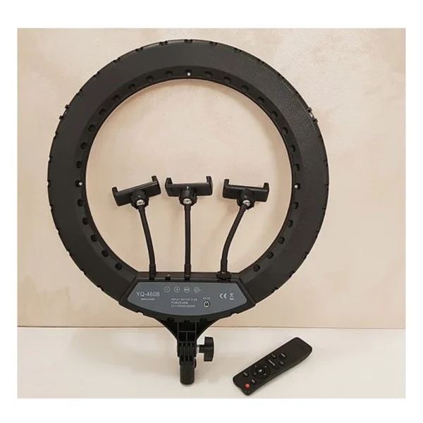 رینگ لایت زئوس با سه پایه فلزی مدل ZEUS YQ-460B