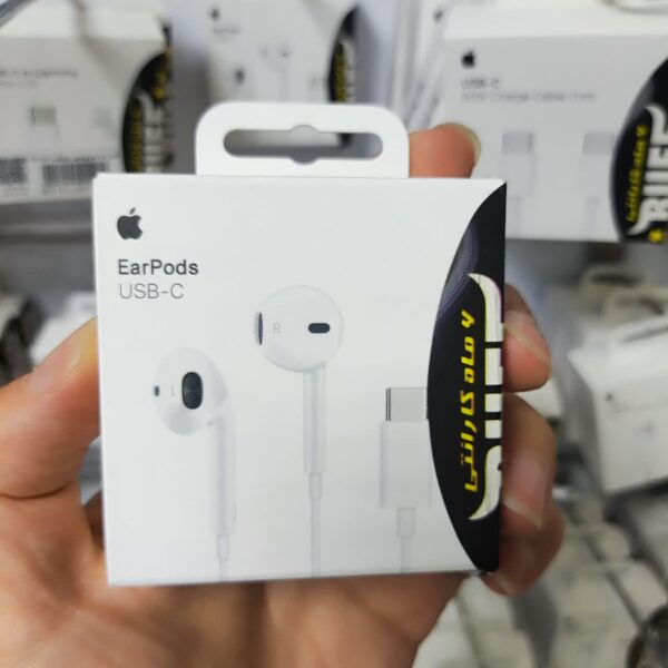 هندزفری سیمی تایپسی آیفون سری 15 و 16 و 17 مدل Apple EarPods Type-C