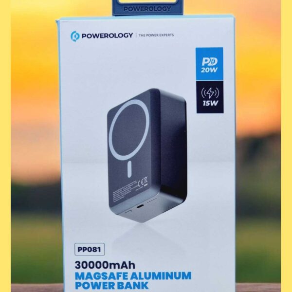 پاوربانک مگسیف 30000 پاورولوژی POWEROLOGY ALUMINUM PP081