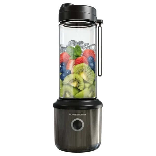بلندر و شیکر شارژی پاورولوژی Powerology PSM013BK Portable Blender