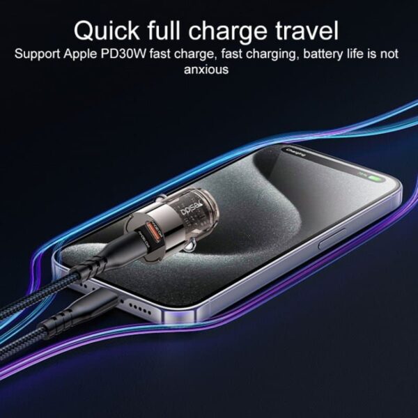شارژر فندکی 30 وات یسیدو YESIDO Y69 با دو خروجی USB-C