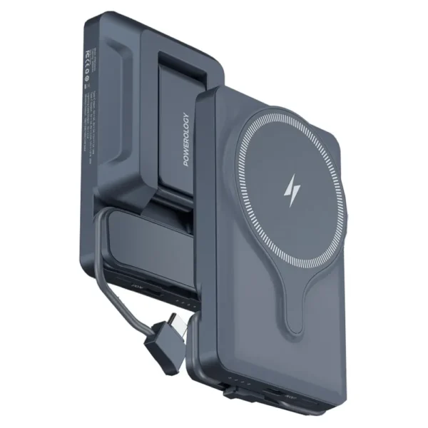 پاوربانک مگسیف پاورولوژی POWEROLOGY AIR-VENT PPBCHA32 با ظرفیت 5000 میلی آمپر