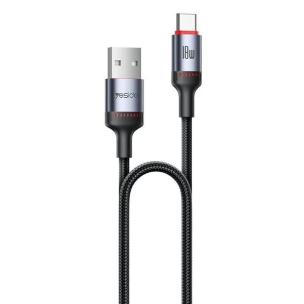کابل 18 وات USB به TYPE-C یسیدو YESIDO CA129C