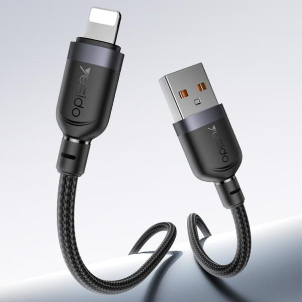 کابل پاوربانکی USB به لایتنینگ 12 وات یسیدو YESIDO CA131L