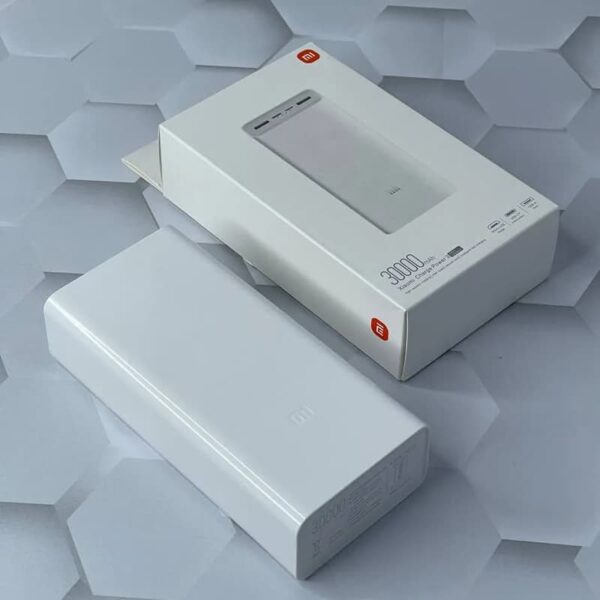 پاوربانک شیائومی XIAOMI PB3018ZM با ظرفیت 30000 میلی آمپر ساعت