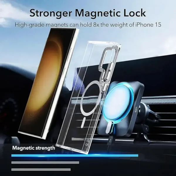 کاور مگسیف شفاف مک کوی مناسب گوشی سامسونگ اس 25 اولترا MACCOY MAGSAFE