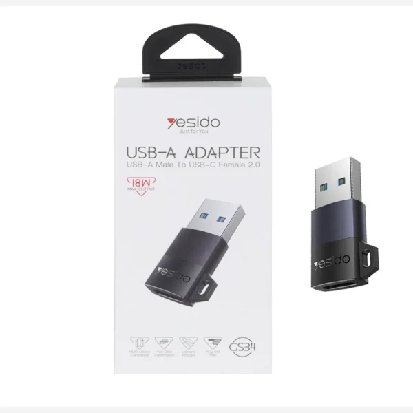 تبدیل تایپسی به USB یسیدو YESIDO GS34