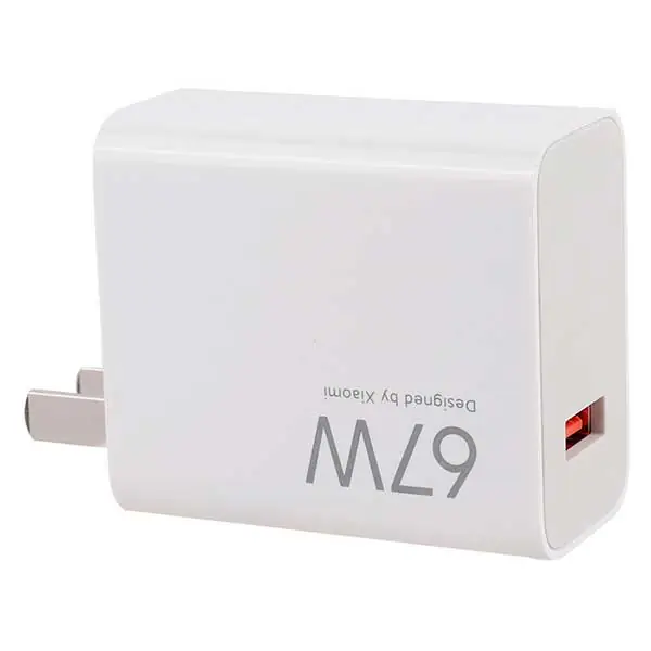شارژر 67 وات دو پین اروپایی شیائومی XIAOMI GAN