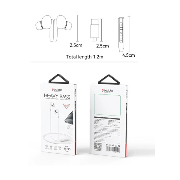 هندزفری USB-C یسیدو YESIDO YH45