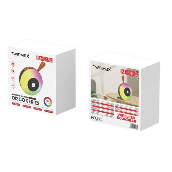 اسپیکر بوتوثی قابل حمل تویین مکس TWINMAX M-S450