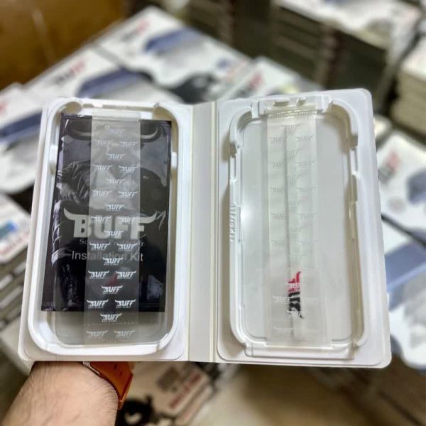 محافظ صفحه نمایش 2عددی بوف مدل HD&Privacy Shield Pro برای گوشی اپل iPhone 16 Pro Max